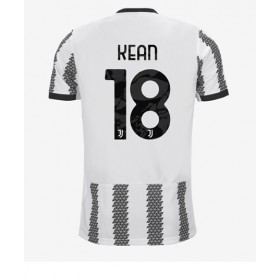 Herren Fußballbekleidung Juventus Moise Kean #18 Heimtrikot 2022-23 Kurzarm